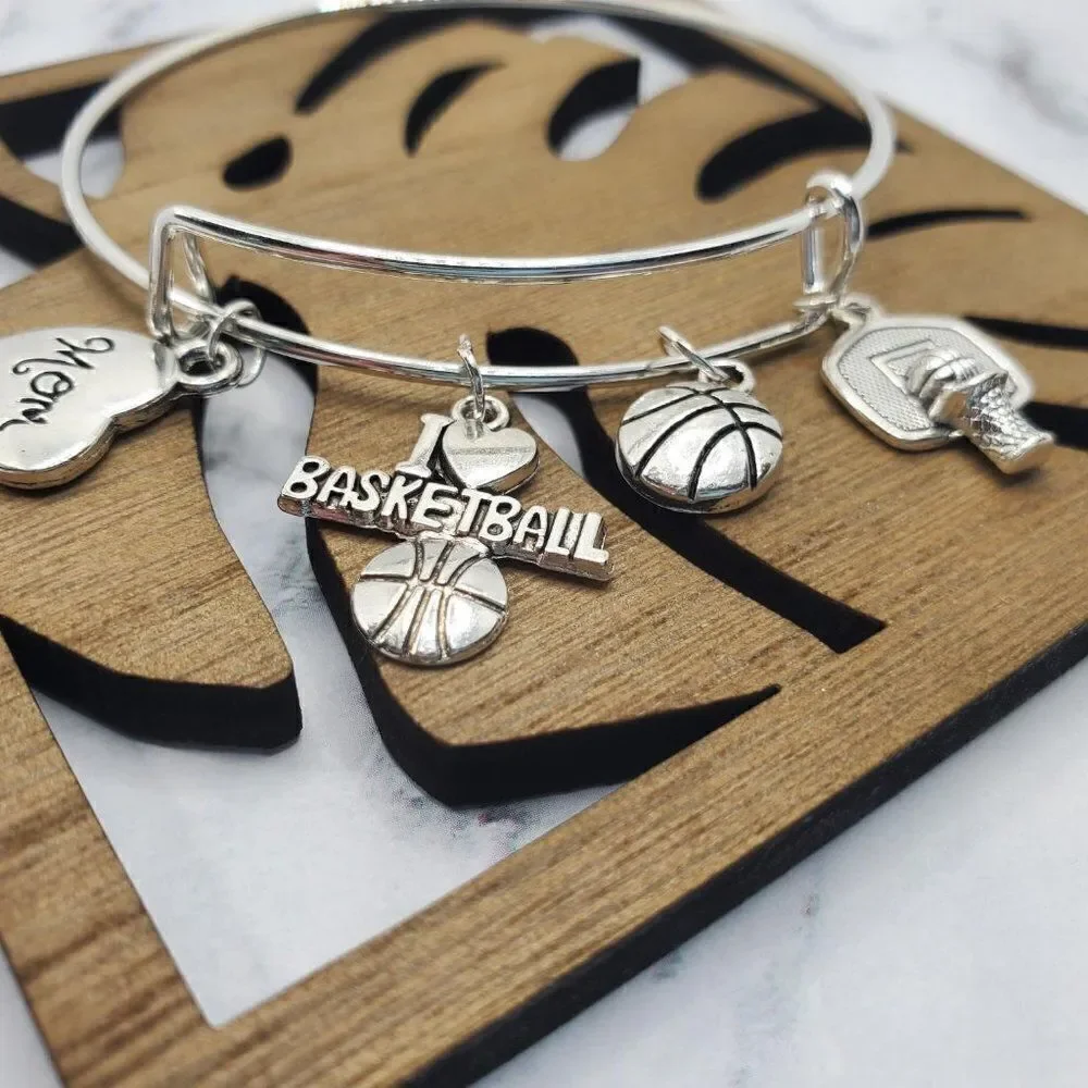 Basketball Mom Expandable Charm Bracelet